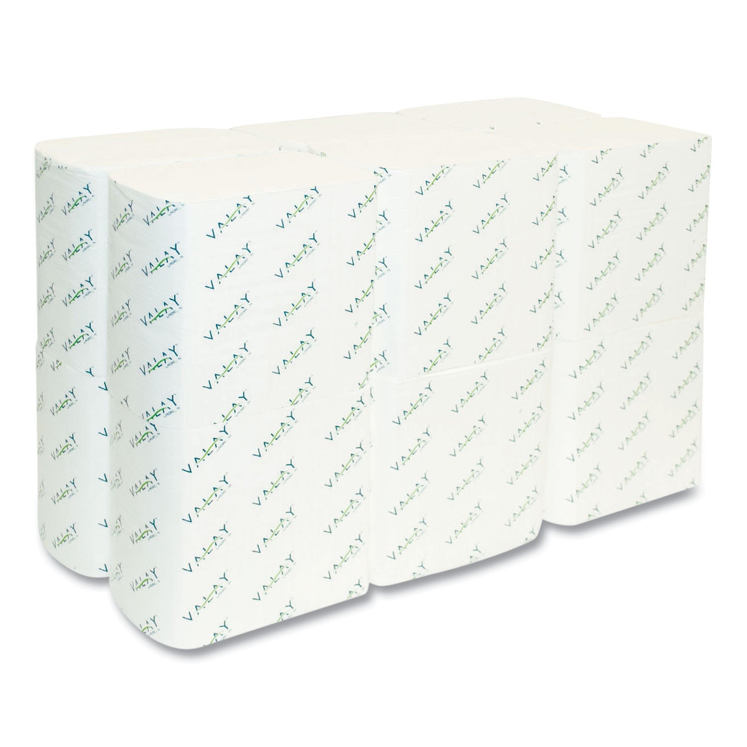Morcon Tissue Valay Interfolded Napkins, 1-Ply, White, 6.5 x 8.25, 6,000/Carton