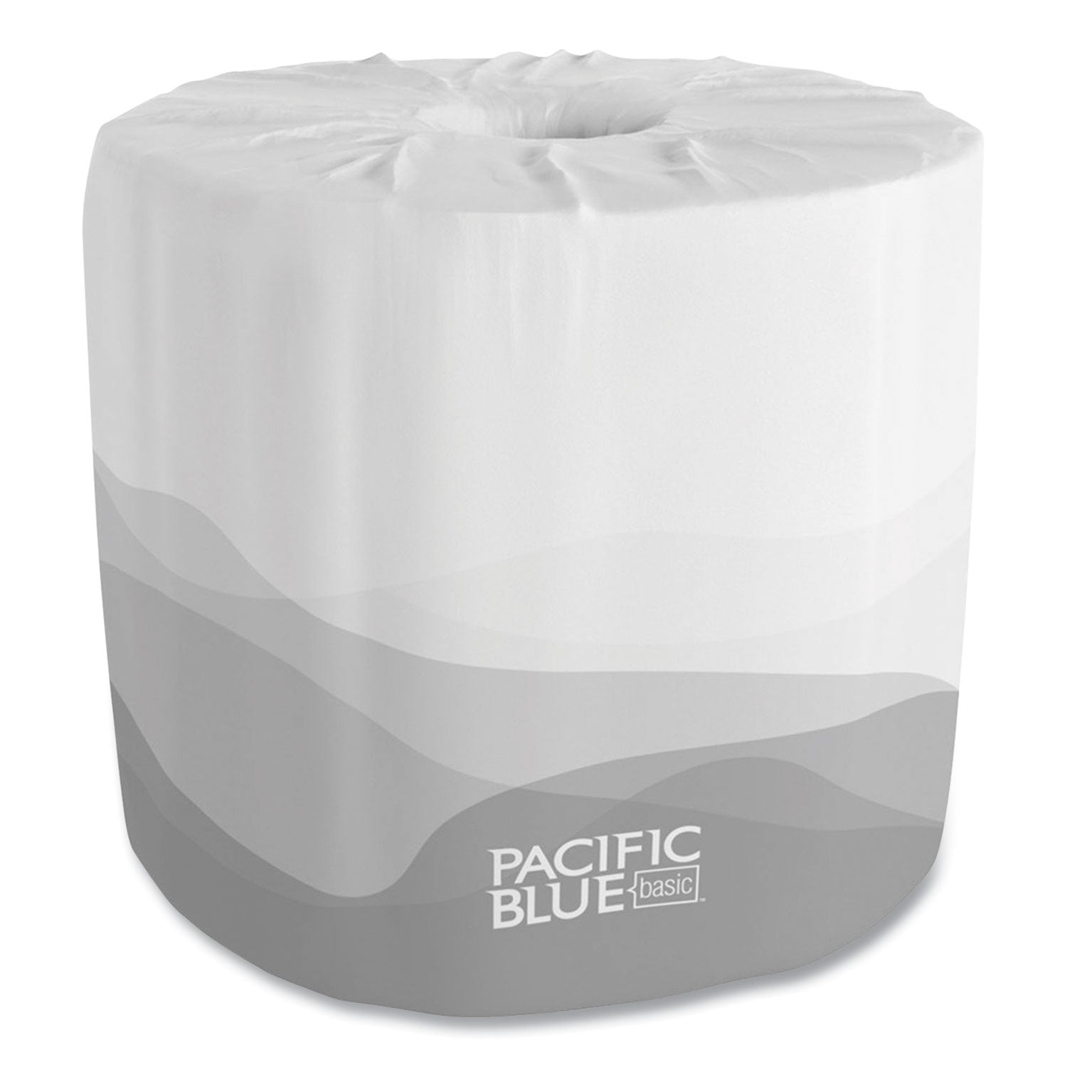 Georgia Pacific Pacific Blue Basic Bathroom Tissue, Septic Safe, 2-Ply, White, 550 Sheets/Roll, 80 Rolls/Carton