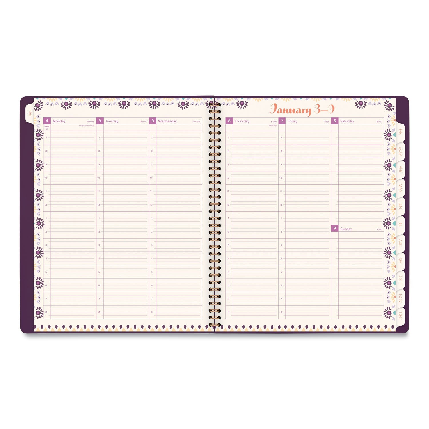 AT-A-GLANCE Sundance Weekly/Monthly Planner, Sundance Artwork/Format, 11 x 8.5, Purple Cover, 12-Month (Jan to Dec): 2023