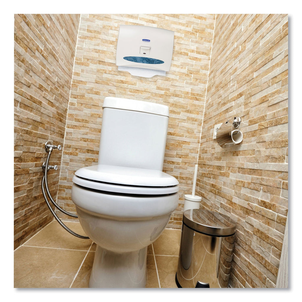 Scott Personal Seats Sanitary Toilet Seat Covers, 15 x 18, White, 125/Pack