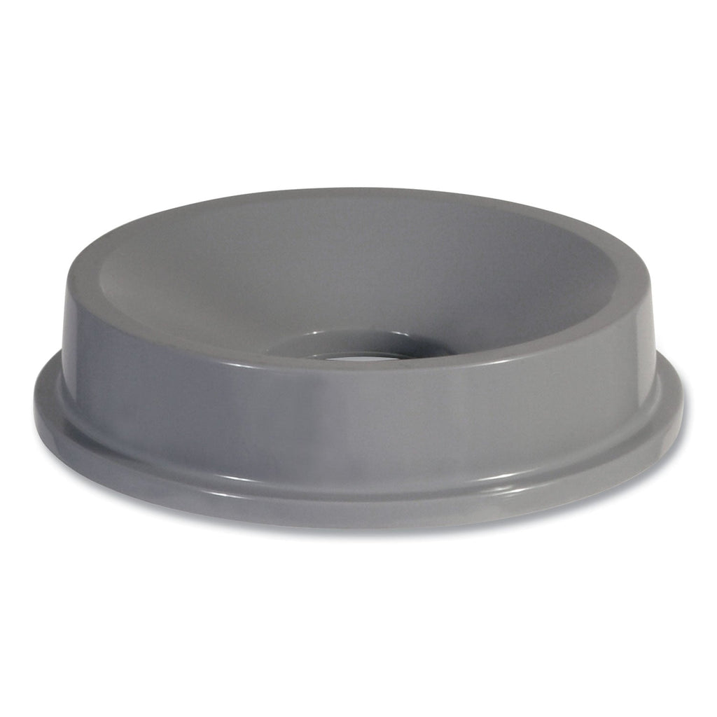Rubbermaid Round BRUTE Funnel Top Receptacle, For 32-Gallon Containers, 22.38" Diameter x 5h, Gray