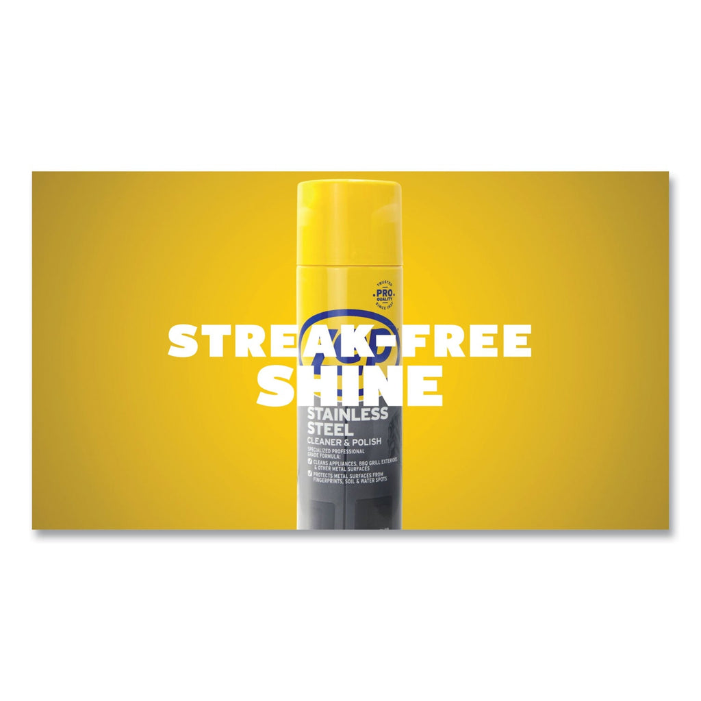 Zep Commercial Stainless Steel Polish, 14 oz Aerosol Spray
