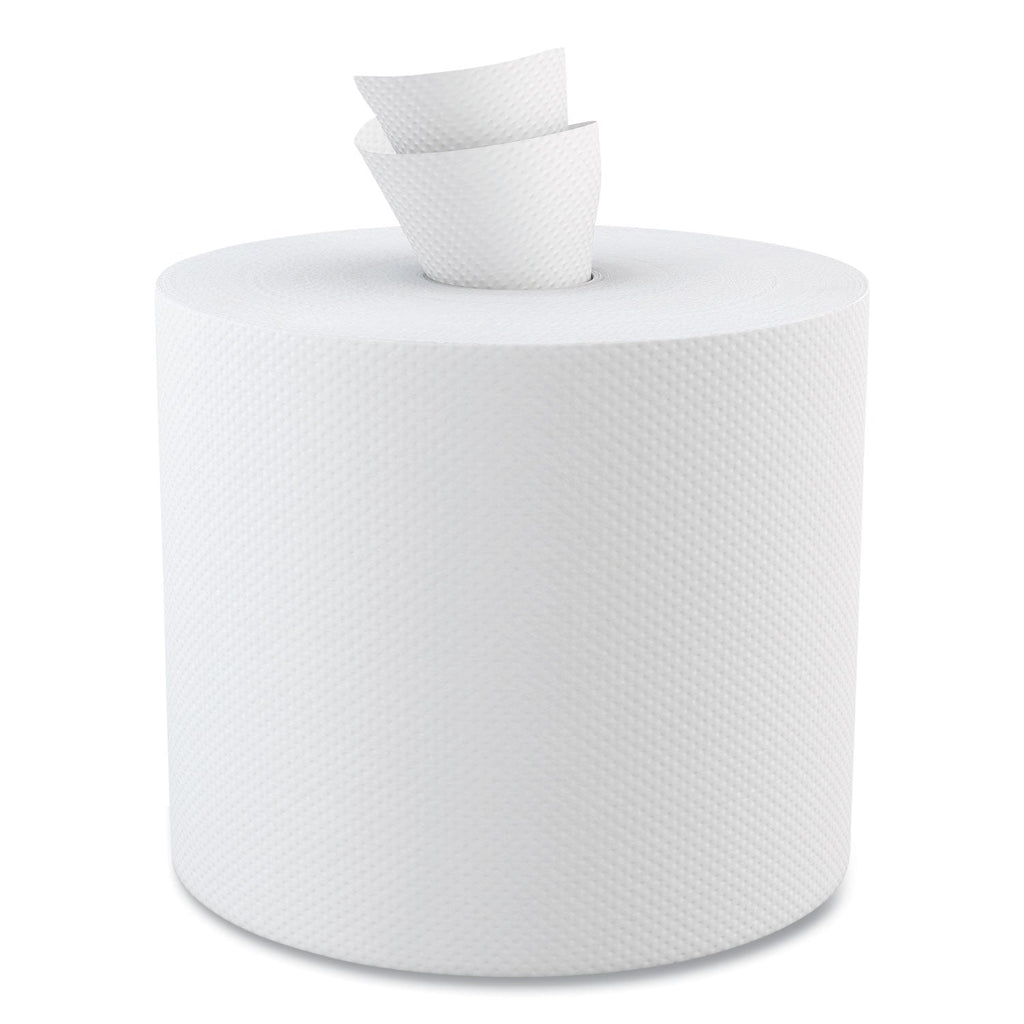 Boardwalk Center-Pull Hand Towels, 2-Ply, Perforated, 7.87 x 10, White, 600/Roll, 6 Rolls/Carton