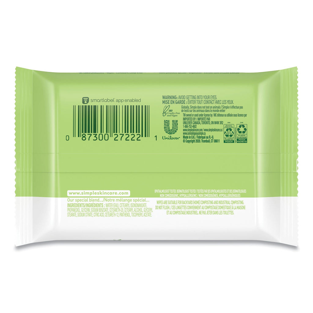 Simple Eye And Skin Care, Eye Make-Up Remover Pads, 30/Pack