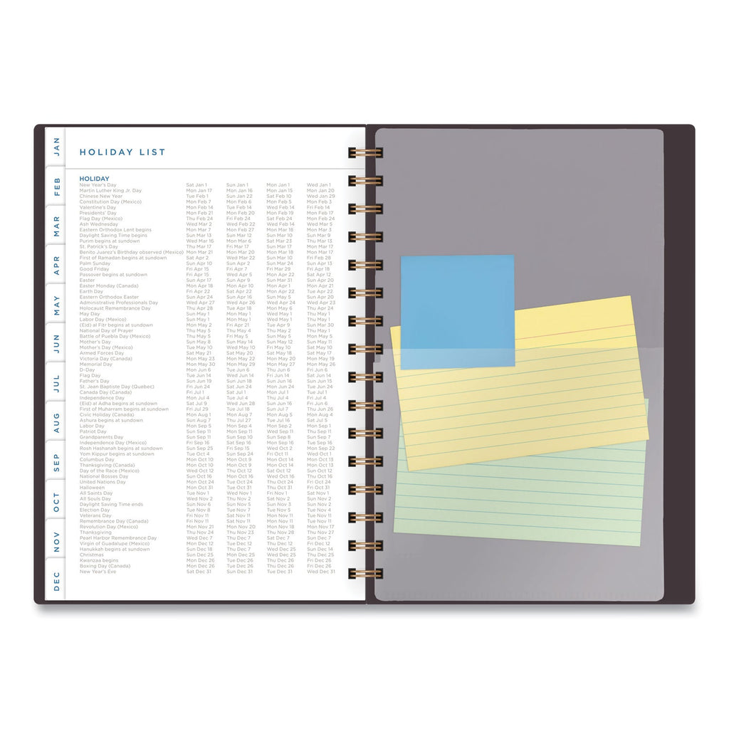 AT-A-GLANCE Signature Lite Weekly/Monthly Planner, 8.5 x 5.75, Maroon Cover, 12-Month (Jan to Dec): 2023