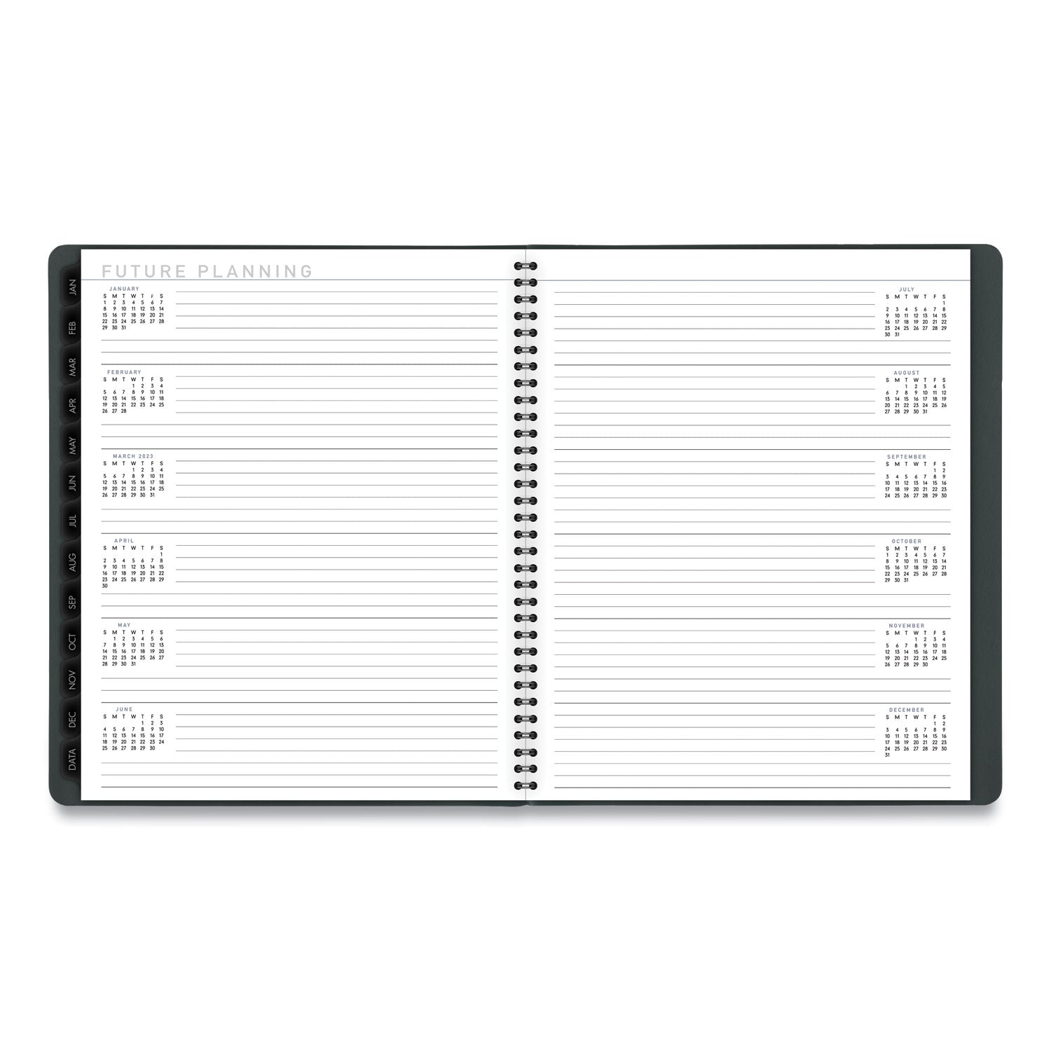 AT-A-GLANCE Contemporary Monthly Planner, 11 x 9, Forest Green Cover, 12-Month (Jan to Dec): 2023