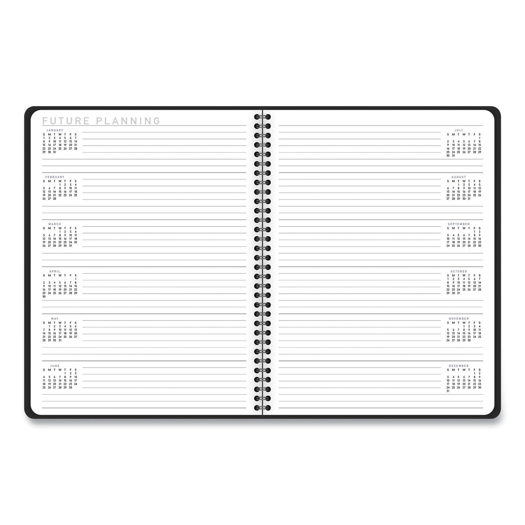 AT-A-GLANCE Contemporary Lite Weekly/Monthly Planner, 11 x 8.25, Black Cover, 12-Month (Jan to Dec): 2023