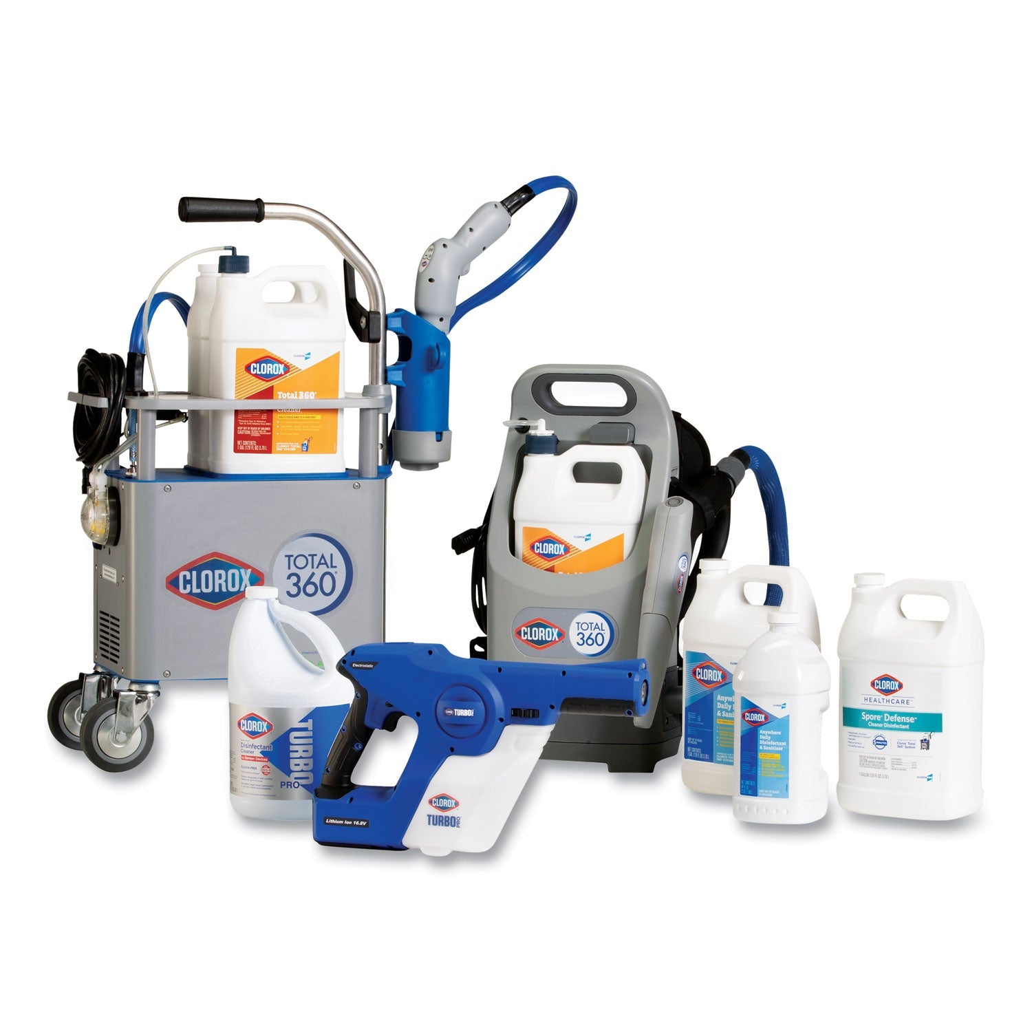 Clorox TurboPro Handheld Sprayer, 32 oz, White/Blue