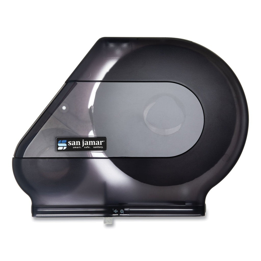 San Jamar Quantum 12"-13" JBT Dispenser, Classic, 22 x 5.88 x 16.5, Transparent Black Pearl