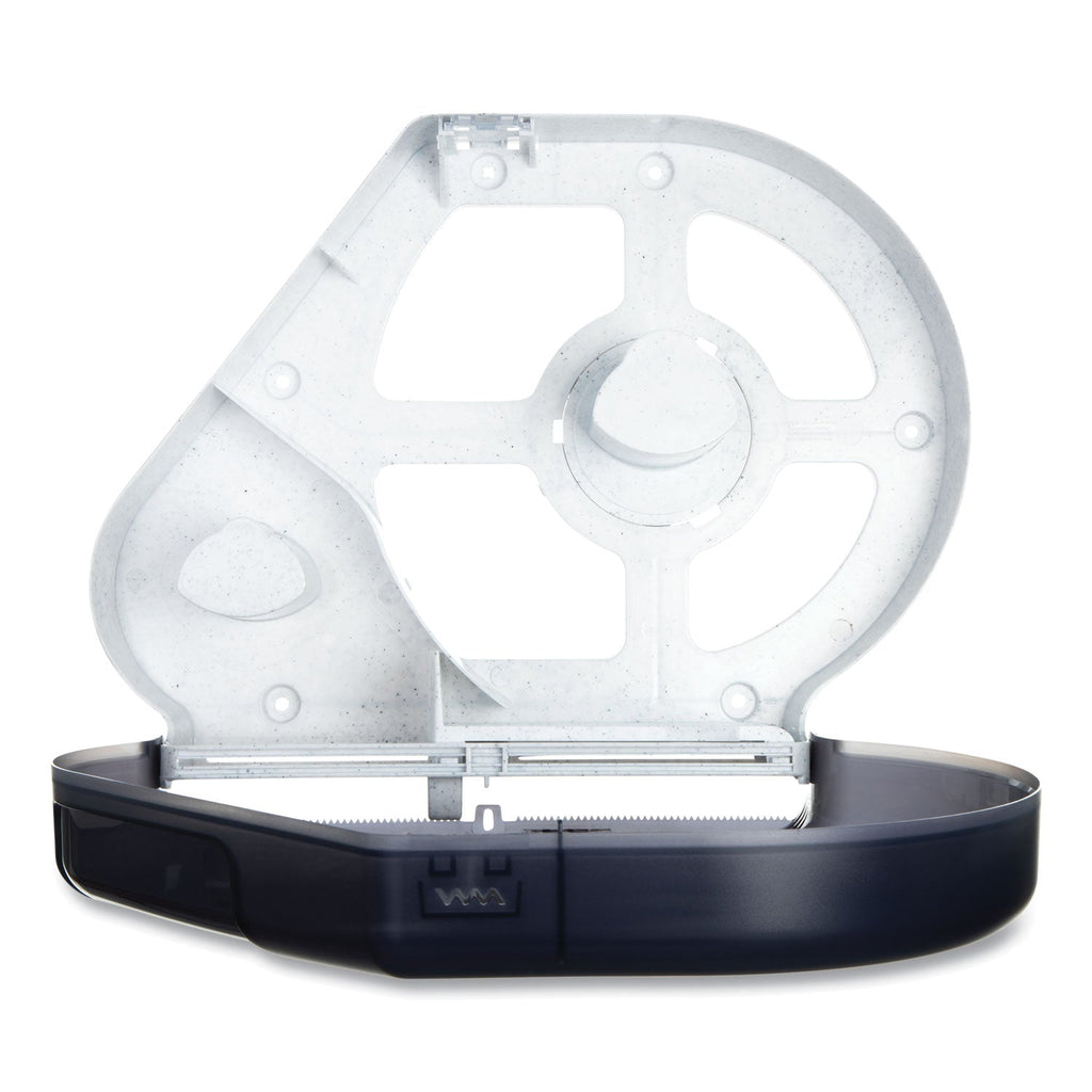 San Jamar Quantum 12"-13" JBT Dispenser, Classic, 22 x 5.88 x 16.5, Transparent Black Pearl
