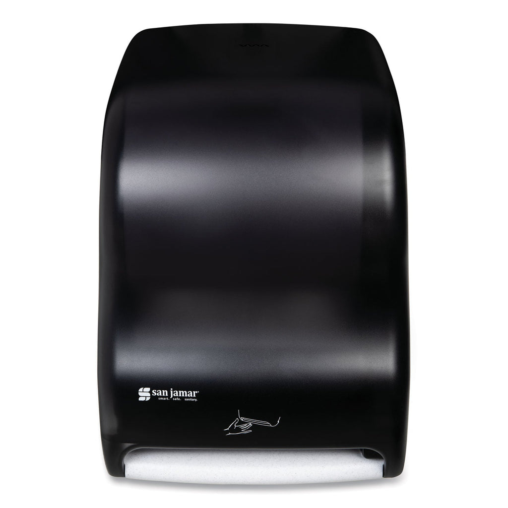 San Jamar Smart System with iQ Sensor Towel Dispenser, 11.75 x 9 x 15.5, Black Pearl