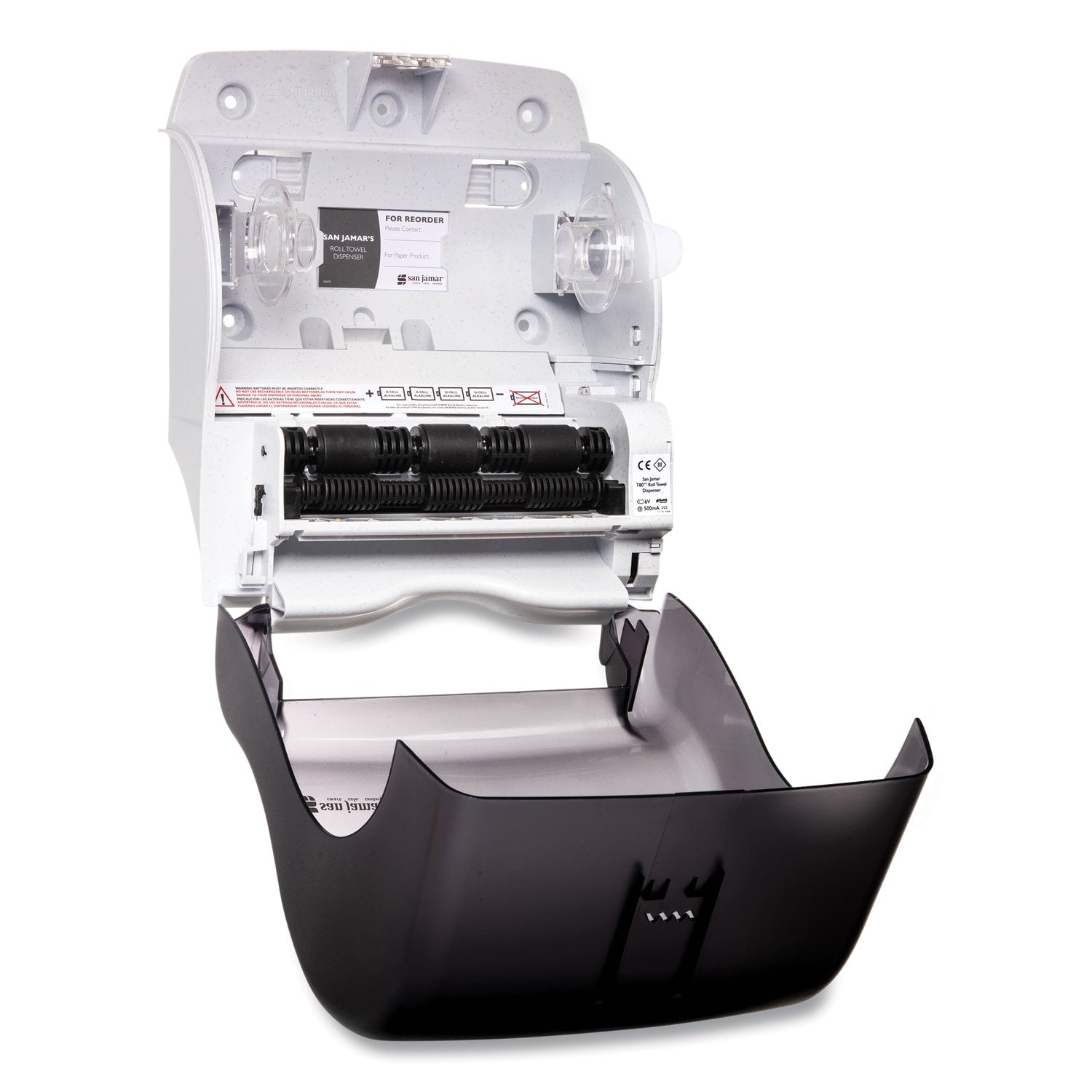San Jamar Tear-N-Dry Essence Automatic Dispenser, Classic, 11.75 x 9.13 x 14.44, Black Pearl