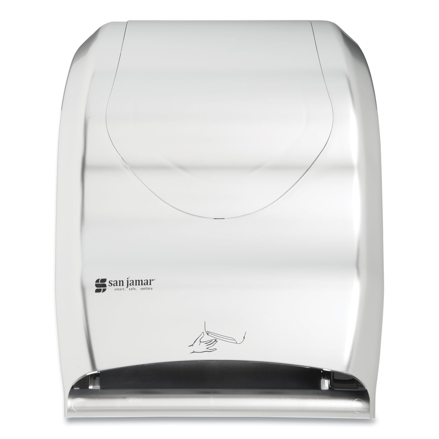 San Jamar Smart System with iQ Sensor Towel Dispenser, 16.5 x 9.75 x 12, Silver