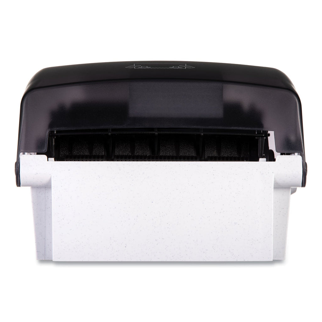 San Jamar Simplicity Mechanical Roll Towel Dispenser, 15.25 x 13 x 10.25, Black