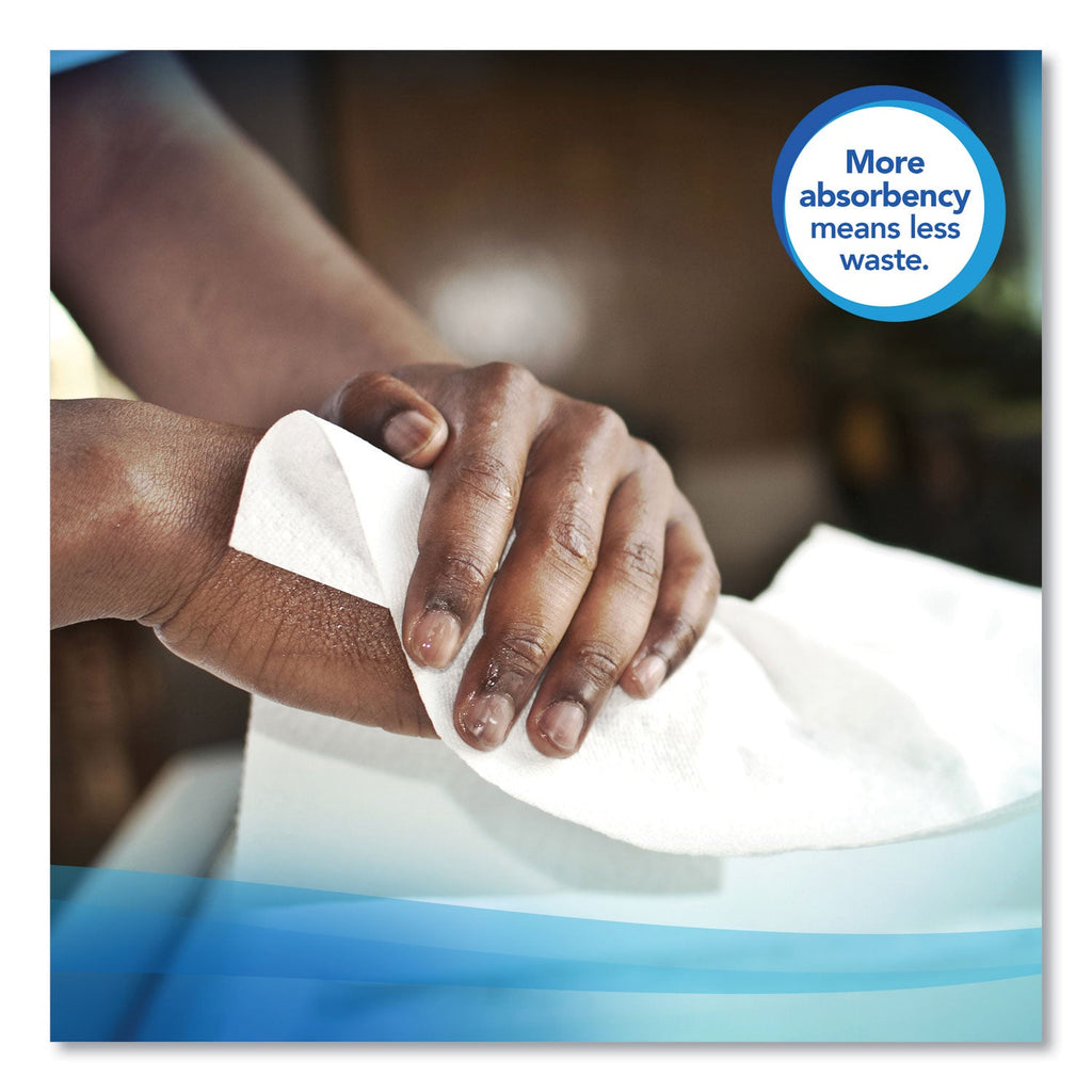 Scott Essential High Capacity Hard Roll Towels for Business, 1.5" Core, 8" x 1,000 ft, Recycled, White, 6/Carton