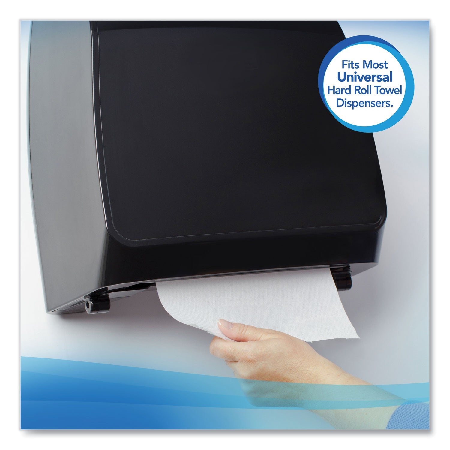 Scott Essential High Capacity Hard Roll Towels for Business, Absorbency Pockets, 1.5" Core, 8" x 1,000 ft, White, 12 Rolls/Carton