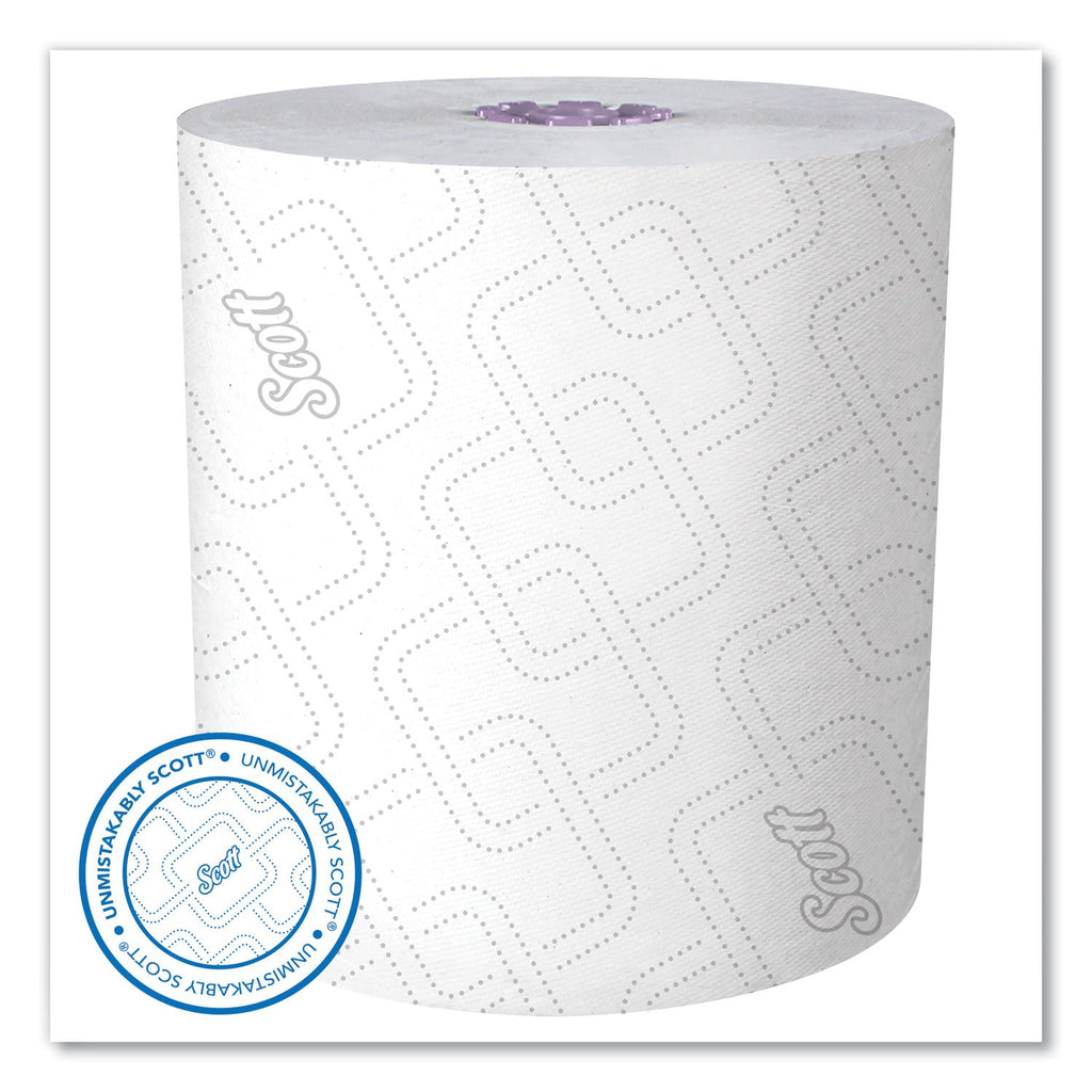 Scott Essential High Capacity Hard Roll Towel, White, 8" x 950 ft, 6 Rolls/Carton