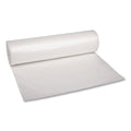 Boardwalk Low Density Repro Can Liners, 60 gal, 1.1 mil, 38" x 58", Clear, 10 Bags/Roll, 10 Rolls/Carton