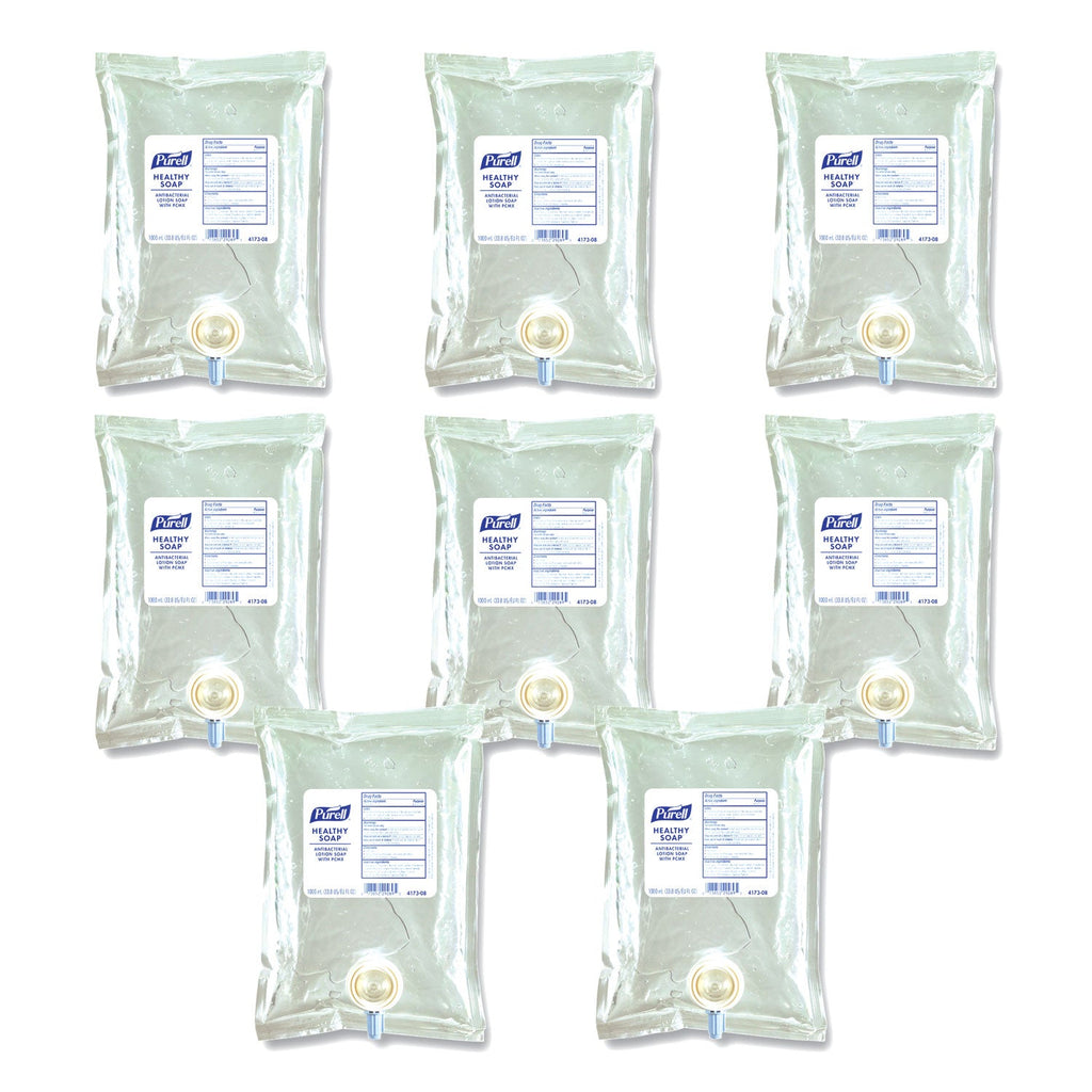 PURELL Advanced Hand Sanitizer Green Certified Gel Refill, For CS2 Dispensers, 1,000 mL, Fragrance-Free, 8/Carton
