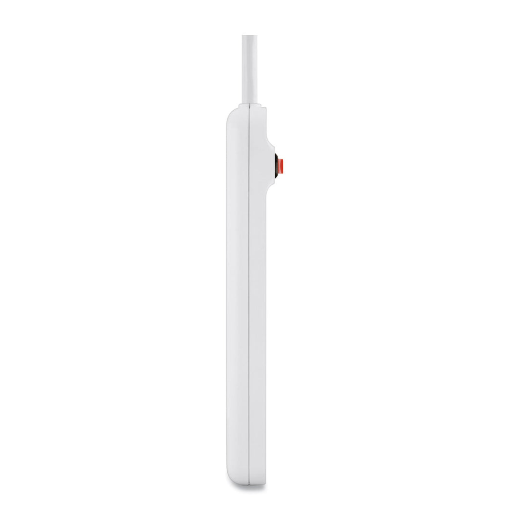 Belkin Power Strip, 6 Outlets, 3 ft Cord, White