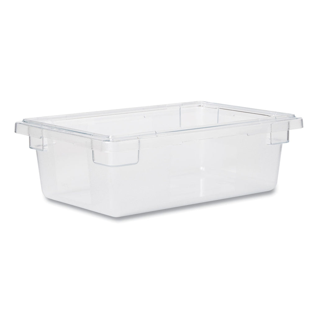 Rubbermaid Food/Tote Boxes, 3.5 gal, 18 x 12 x 6, Clear, Plastic