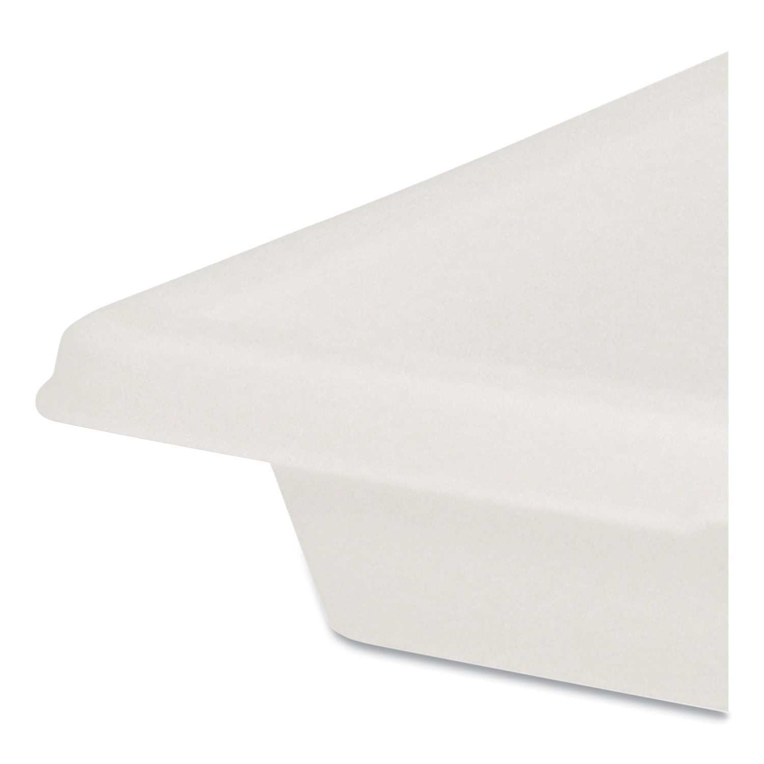 Rubbermaid Food/Tote Boxes, 2 gal, 18 x 12 x 3.5, White, Plastic