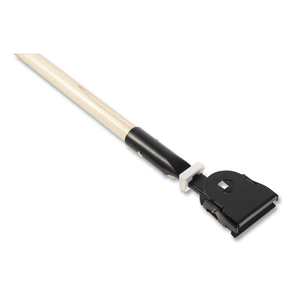 Rubbermaid Snap-On Hardwood Dust Mop Handle, 1.5" dia x 60", Natural