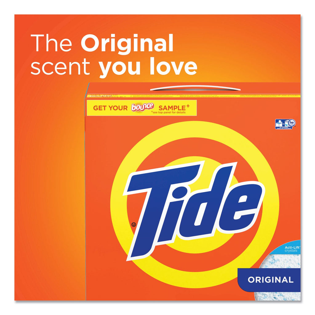 Tide Powder Laundry Detergent, Original Scent, 143 oz Box, 2/Carton