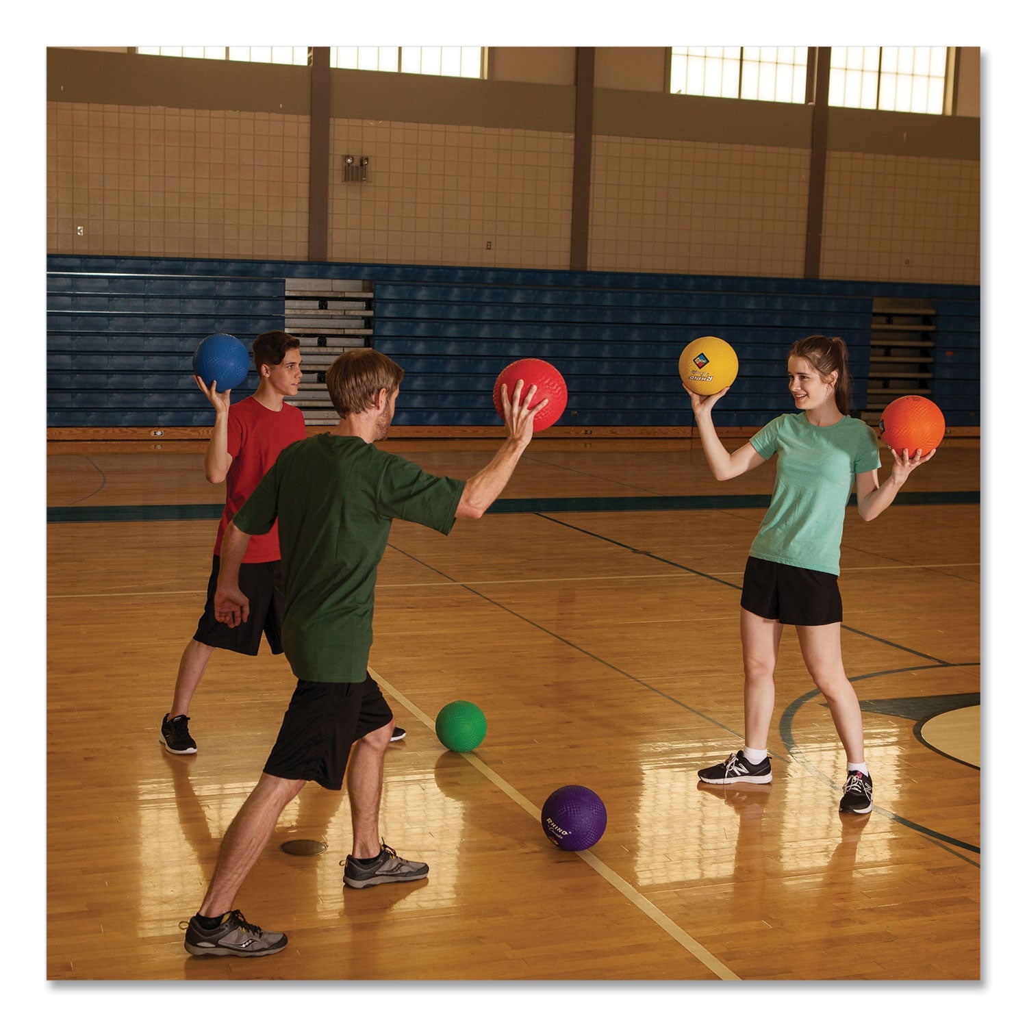 Champion Sports Playground Ball, 8.5" Diameter, Red