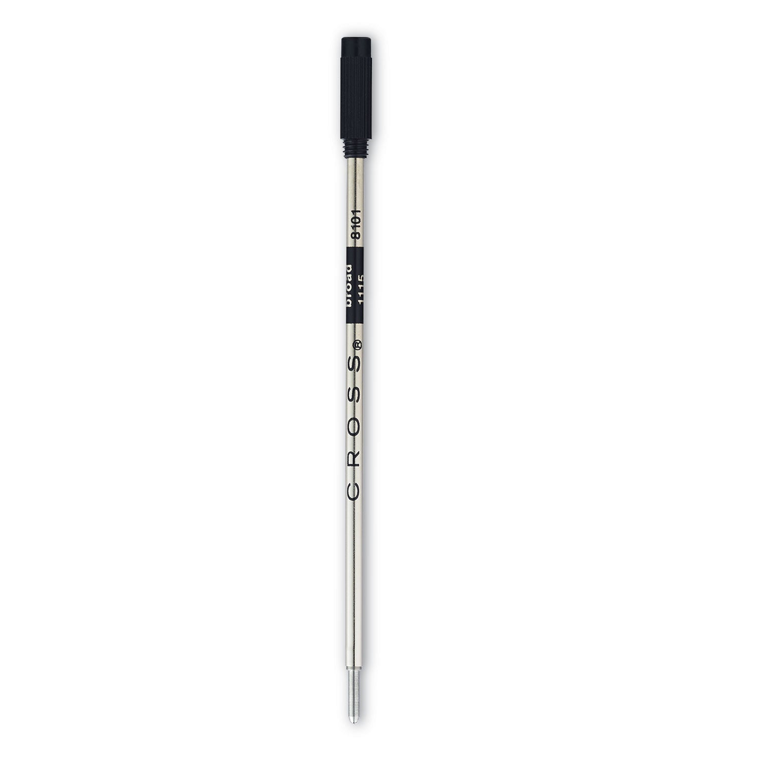 Cross Refills for Cross Ballpoint Pens, Bold Conical Tip, Black Ink, 2/Pack