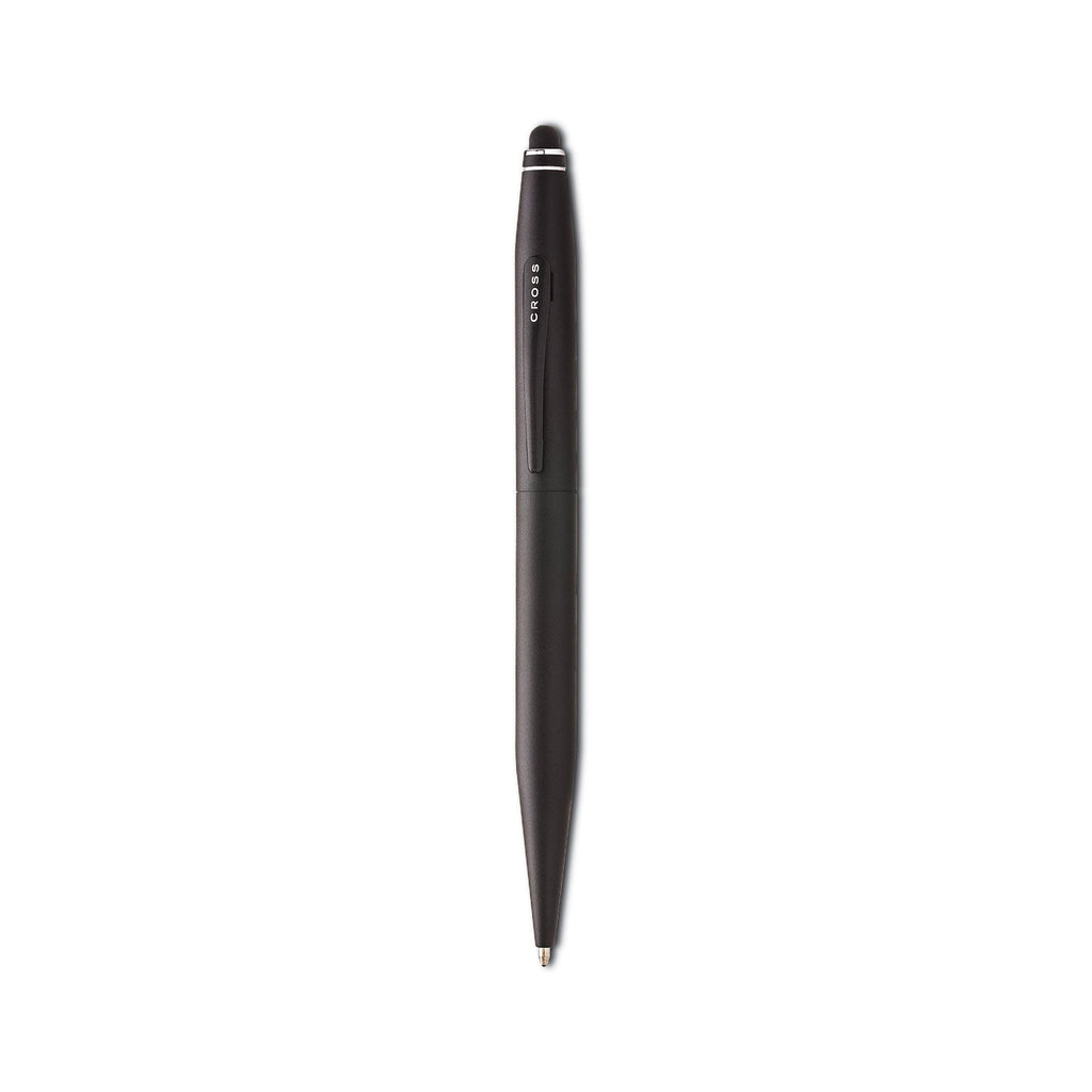 Cross Tech 2 Ballpoint Pen/Stylus, Retractable, Medium 0.7 mm, Black Ink, Black Barrel