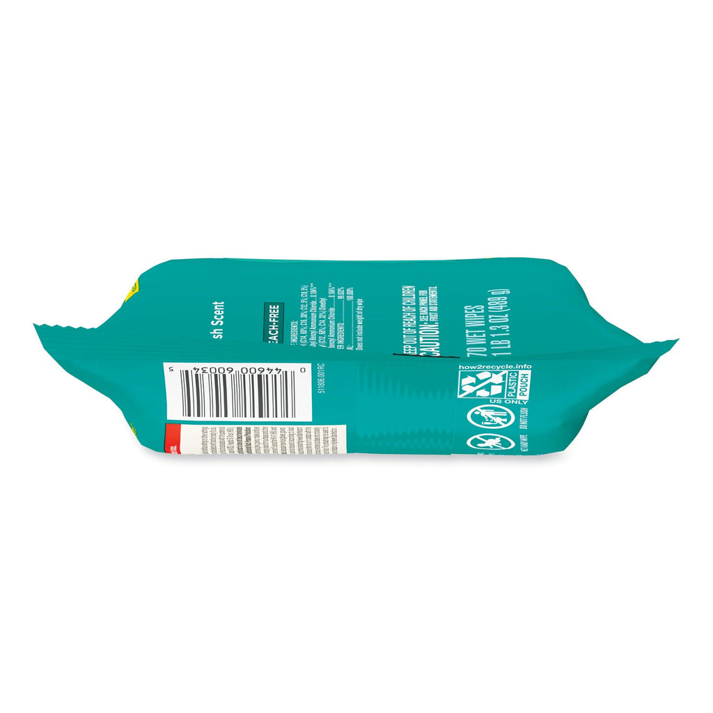 Clorox Disinfecting Wipes, On The Go Pack, 7.25 x 7, Fresh Scent, 70/Pack, 9 Packs/Carton