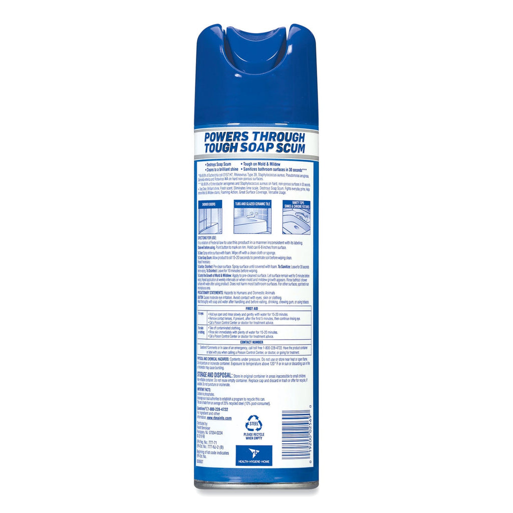 LYSOL Power Foam Bathroom Cleaner, 24 oz Aerosol Spray