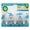 Air Wick Scented Oil Refill, Warming - Fresh Linen, 0.67 oz, 3/Pack, 6 Packs/Carton