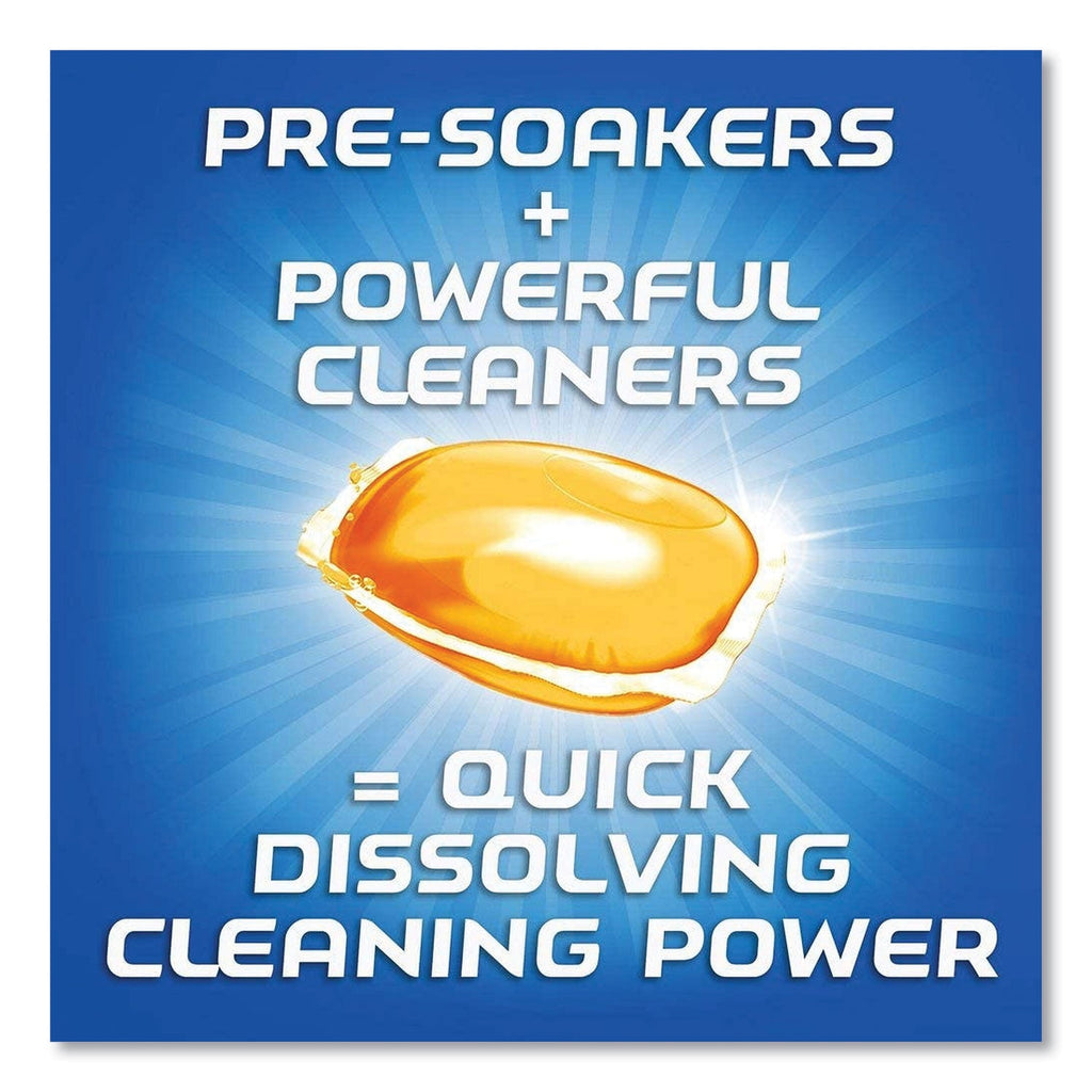 FINISH Dish Detergent Gelpacs, Orange Scent, 54/Box