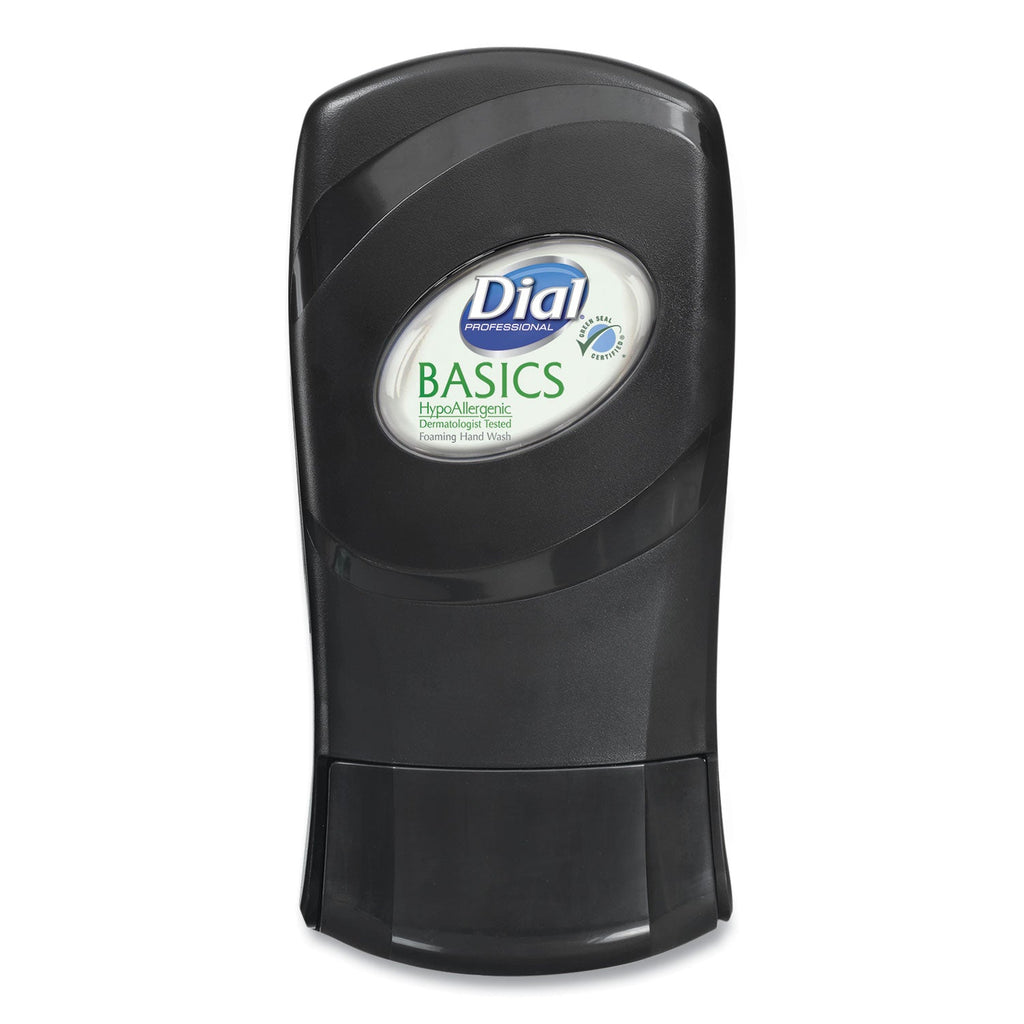 Dial Basics Hypoallergenic Foaming Hand Wash Refill for FIT Manual Dispenser, Honeysuckle, 1.2 L, 3/Carton