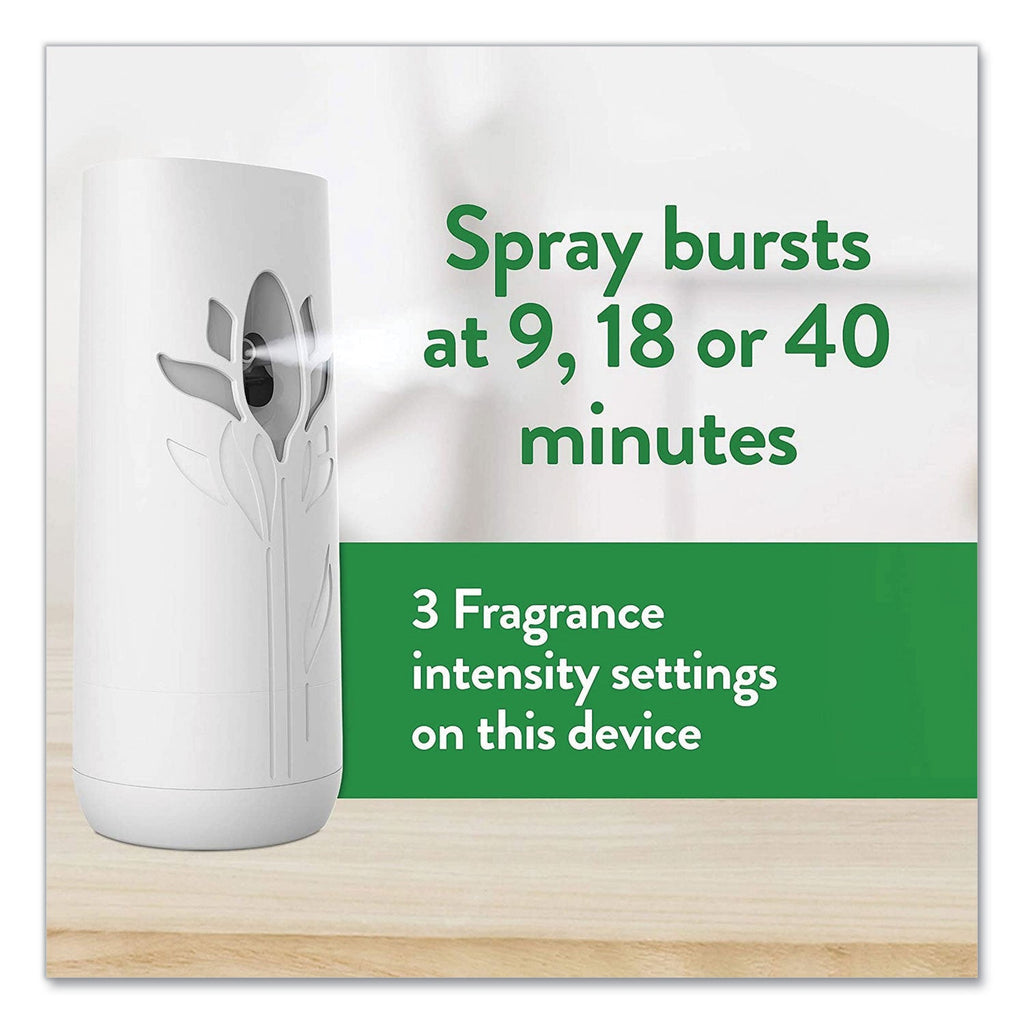 Air Wick Freshmatic Ultra Automatic Pure Starter Kit, 5.94 x 3.31 x 7.63, White, Tropical Flowers 4/Carton