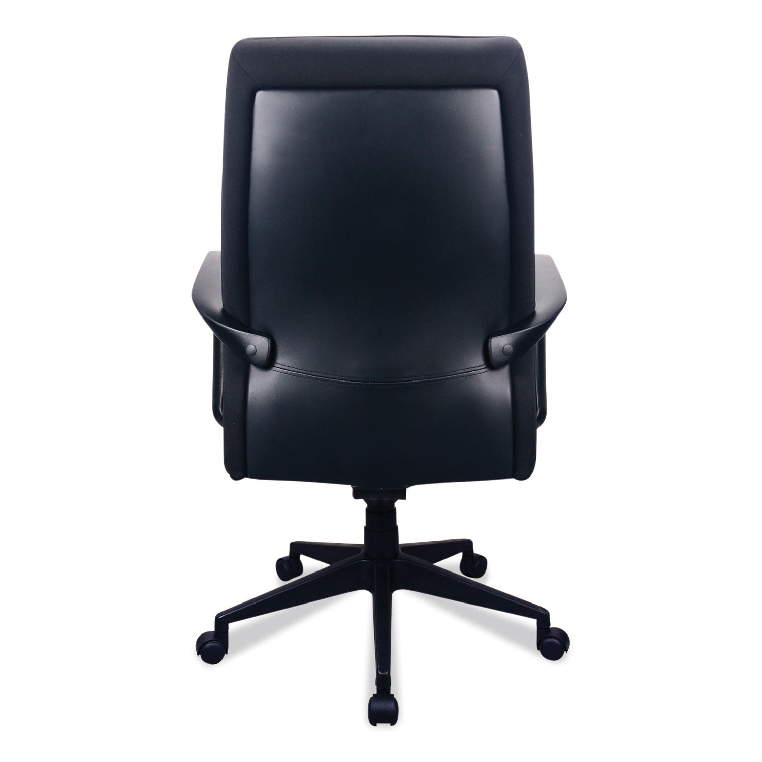 Tempur-Pedic 300 Leather High-Back Chair, Supports Up to 250 lb, 19.57" to 22.56" Seat Height, Black