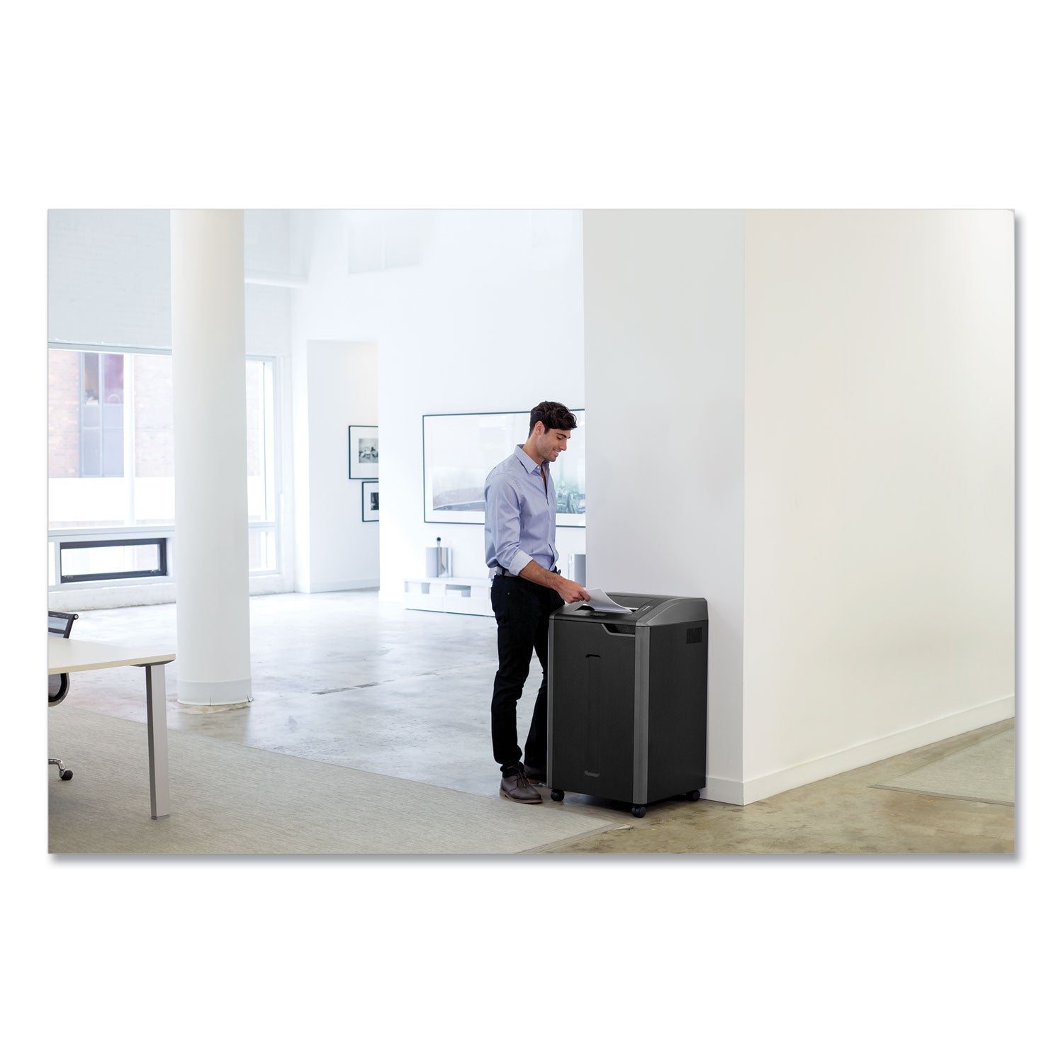 Fellowes Powershred 485i 100% Jam Proof Strip-Cut Shredder, 38 Manual Sheet Capacity, TAA Compliant