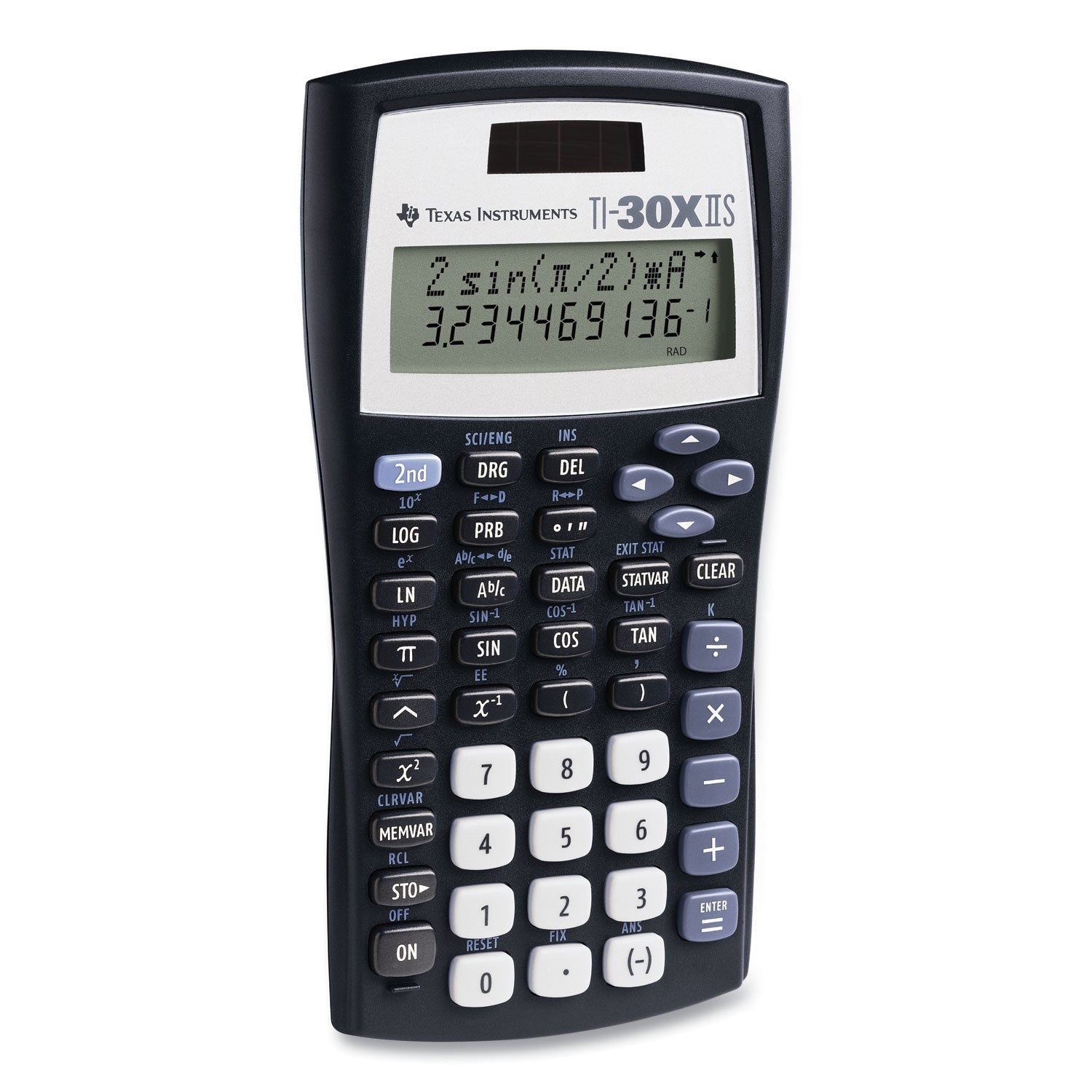 Texas Instruments TI-30X IIS Scientific Calculator, 10-Digit LCD, Black