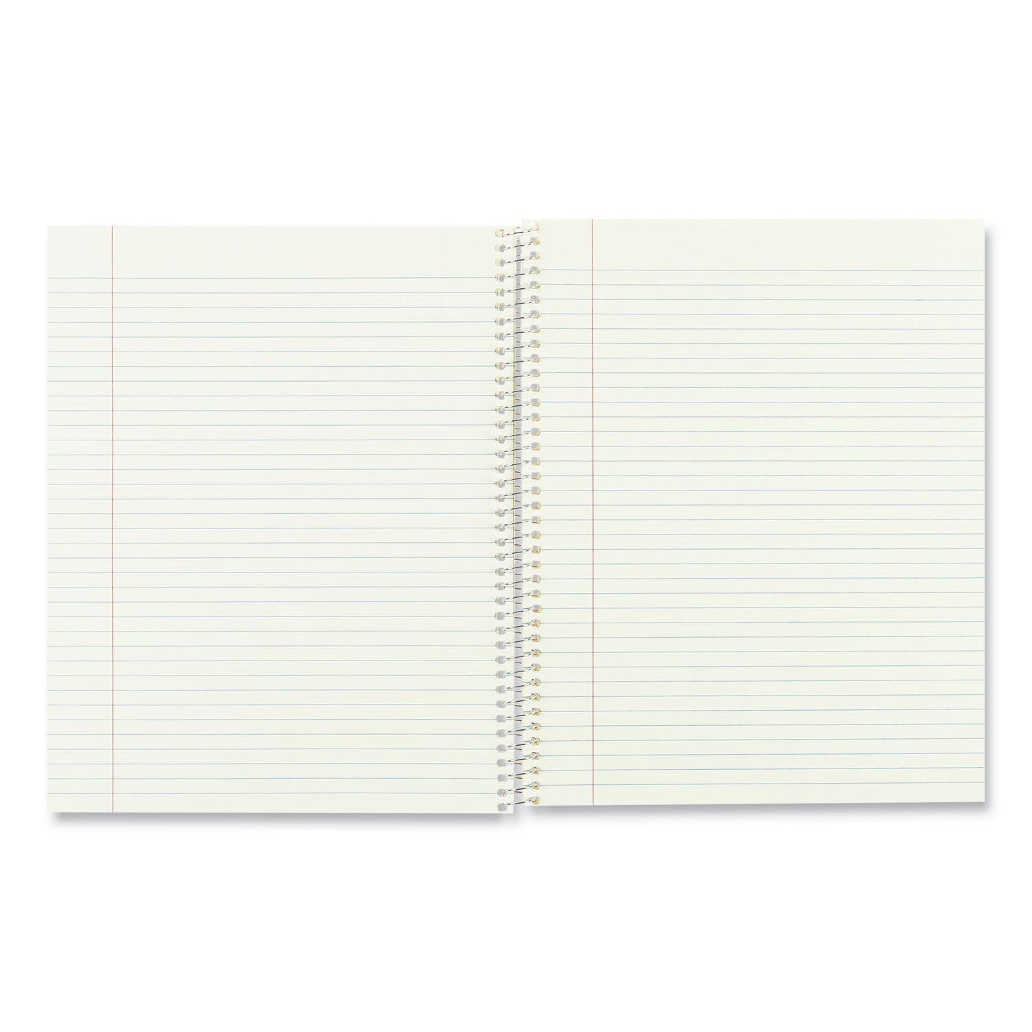 National Single-Subject Wirebound Notebooks, 1 Subject, Narrow Rule, Brown Cover, 10 x 8, 80 Eye-Ease Green Sheets