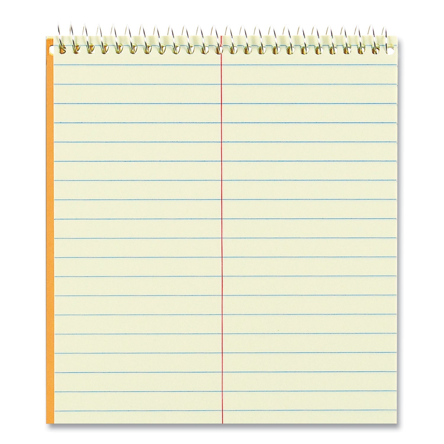 National Standard Spiral Steno Pad, Gregg Rule, Brown Cover, 60 Eye-Ease Green 6 x 9 Sheets