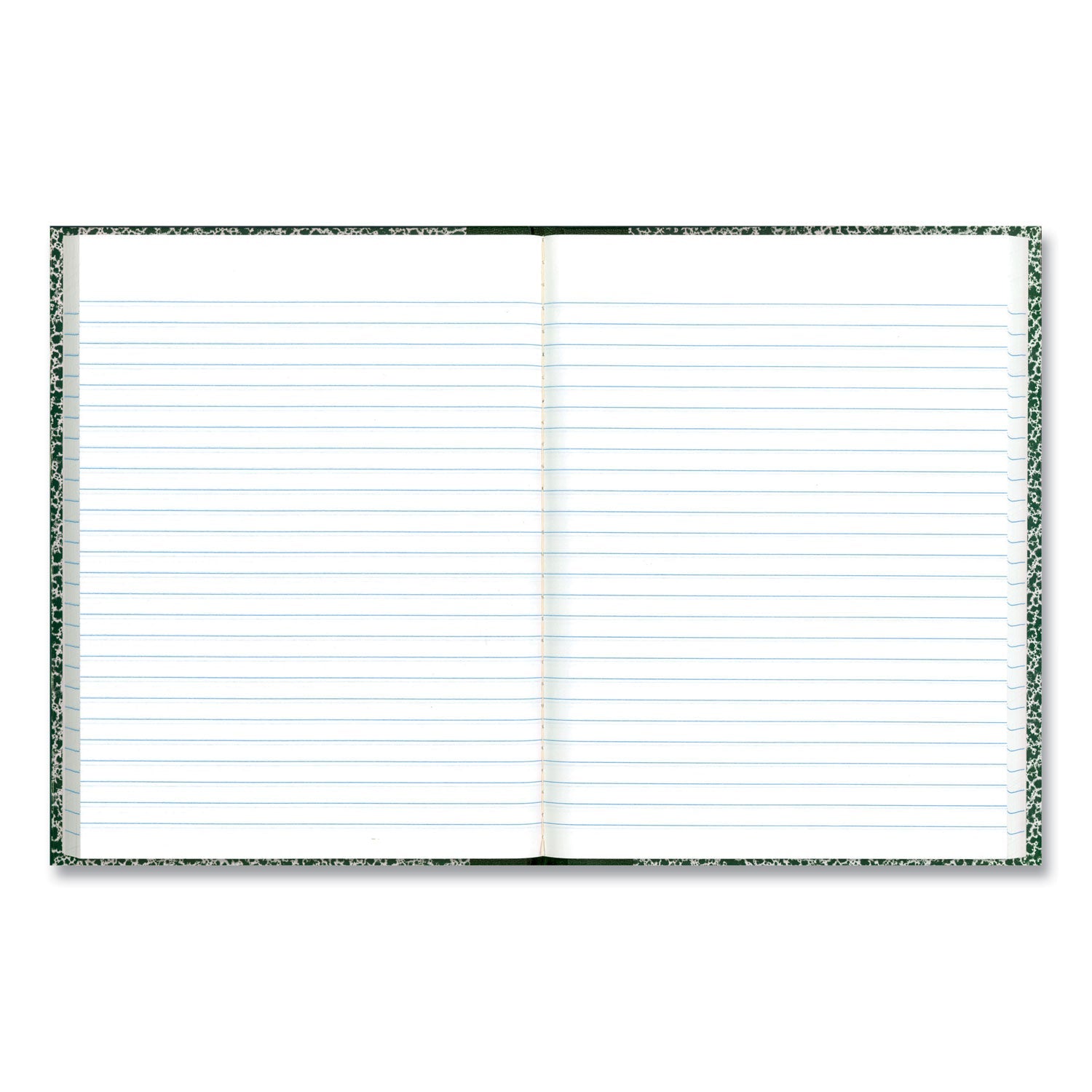National Lab Notebook, Wide/Legal Rule, Green Marble Cover, 10.13 x 7.88, 96 Sheets
