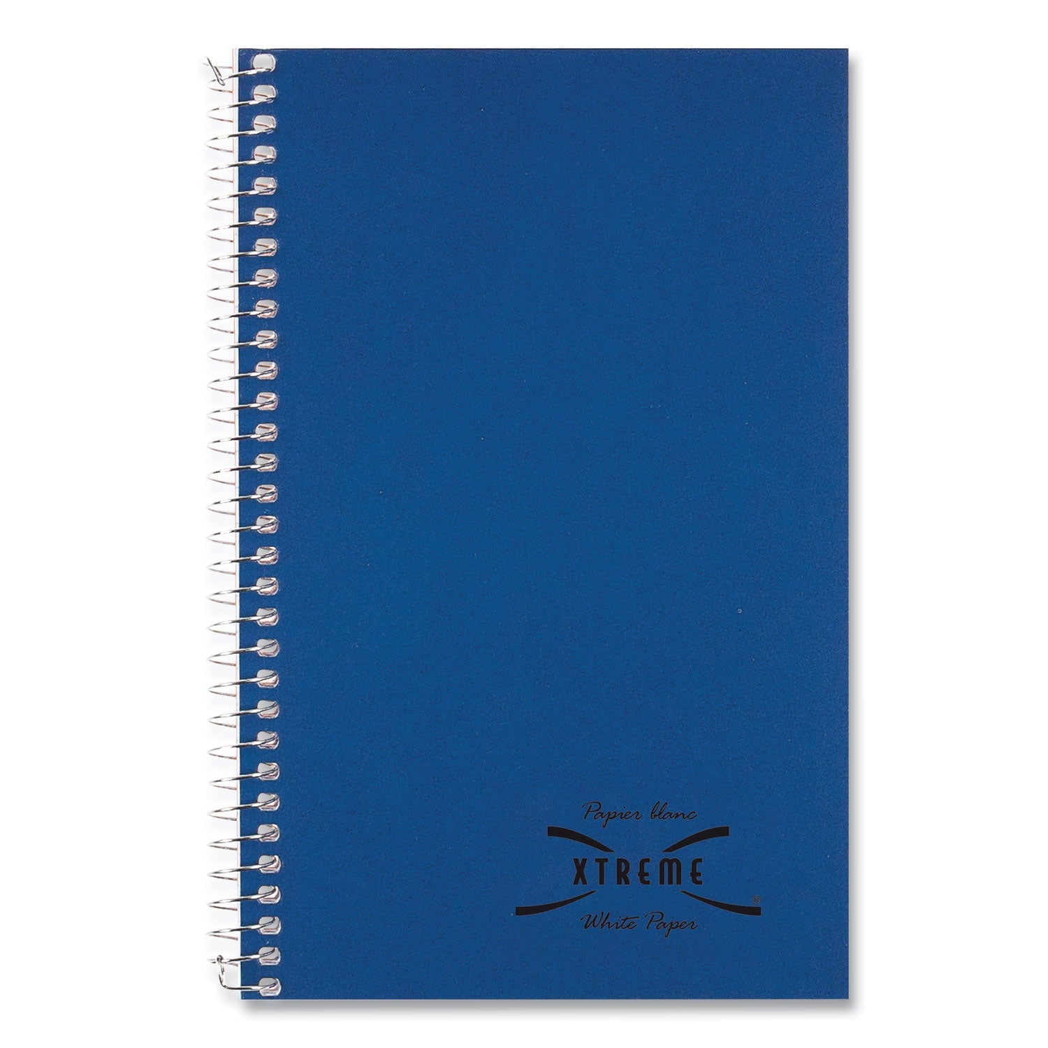 National Single-Subject Wirebound Notebooks, 1 Subject, Medium/College Rule, Kolor Kraft Blue Front Cover, 7.75 x 5, 80 Sheets