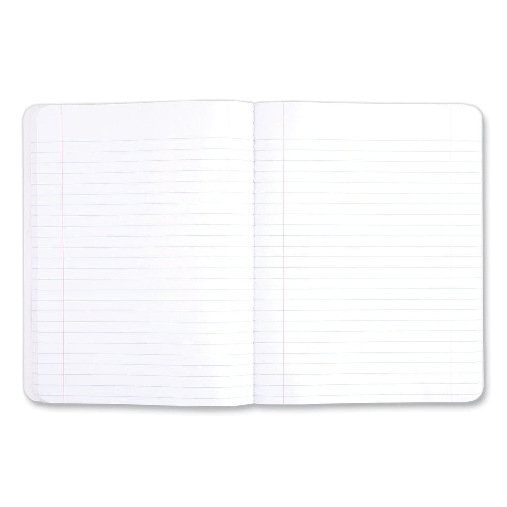Mead Square Deal Composition Book, 3 Subject, Wide/Legal Rule, Black Cover, 9.75 x 7.5, 100 Sheets, 12/Pack