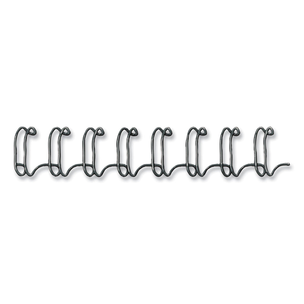 Fellowes Wire Bindings, 9/16" Diameter, 130 Sheet Capacity, Black, 25/Pack