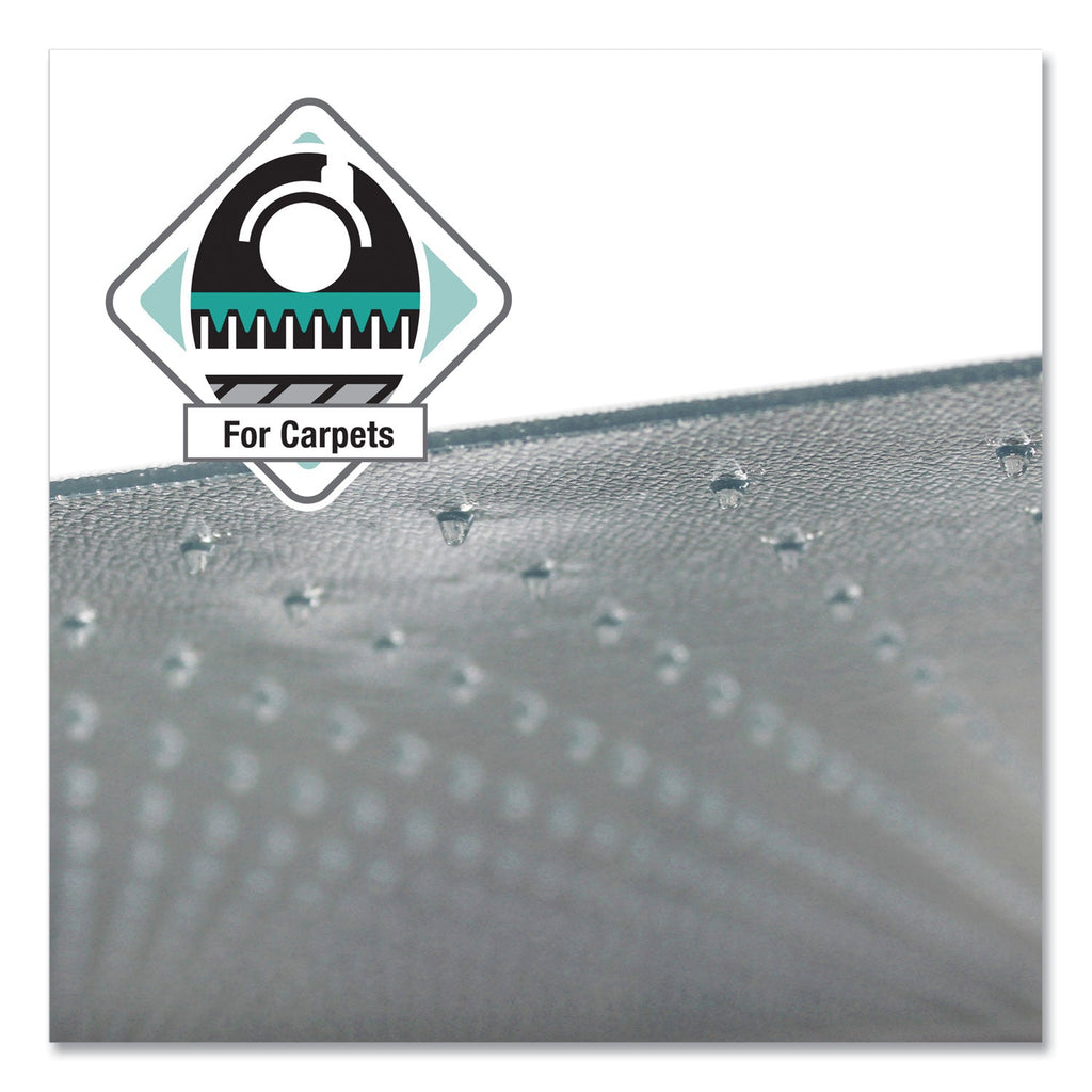 Floortex Cleartex Ultimat Polycarbonate Chair Mat for Low/Medium Pile Carpet, 48 x 60, Clear