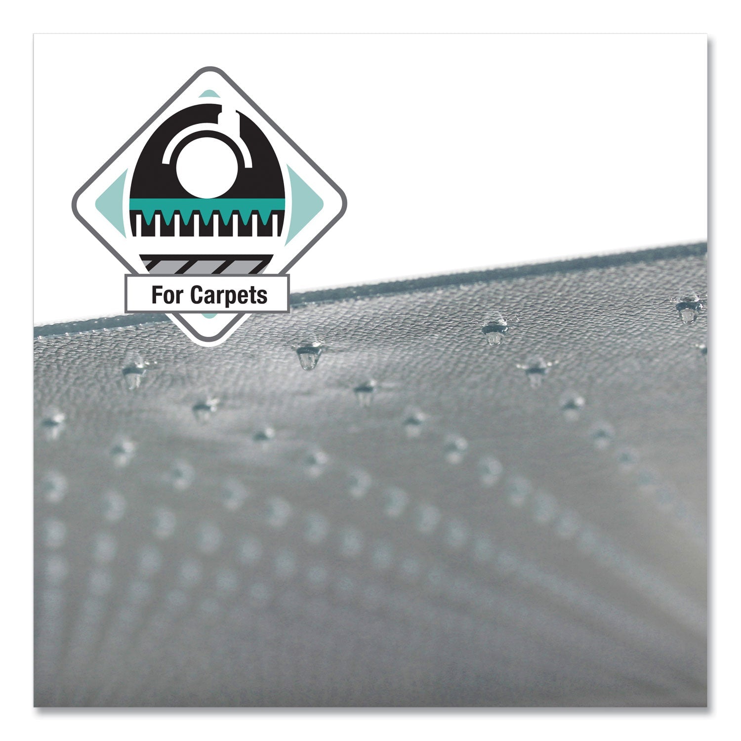 Floortex Cleartex Ultimat Polycarbonate Chair Mat for Low/Medium Pile Carpet, 48 x 60, Clear