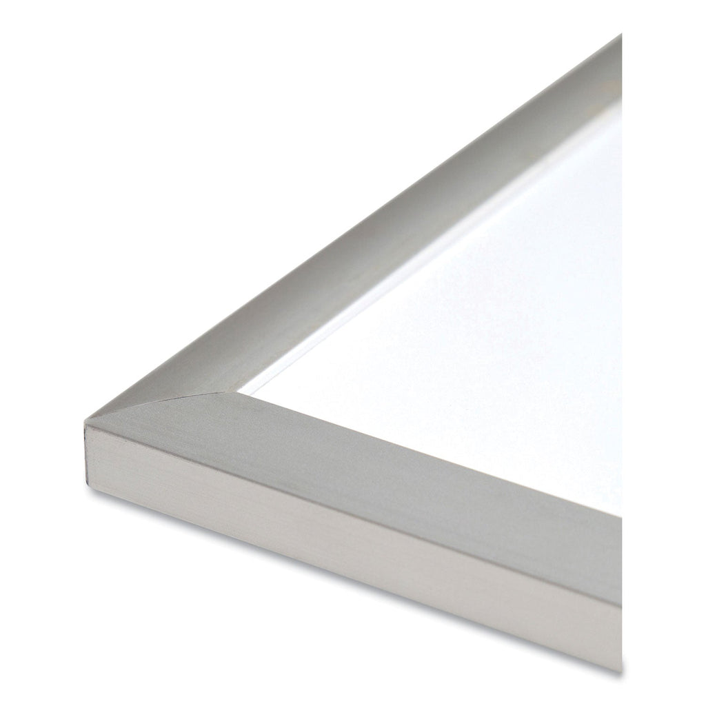U Brands Melamine Dry Erase Board, 48 x 36, White Surface, Silver Frame