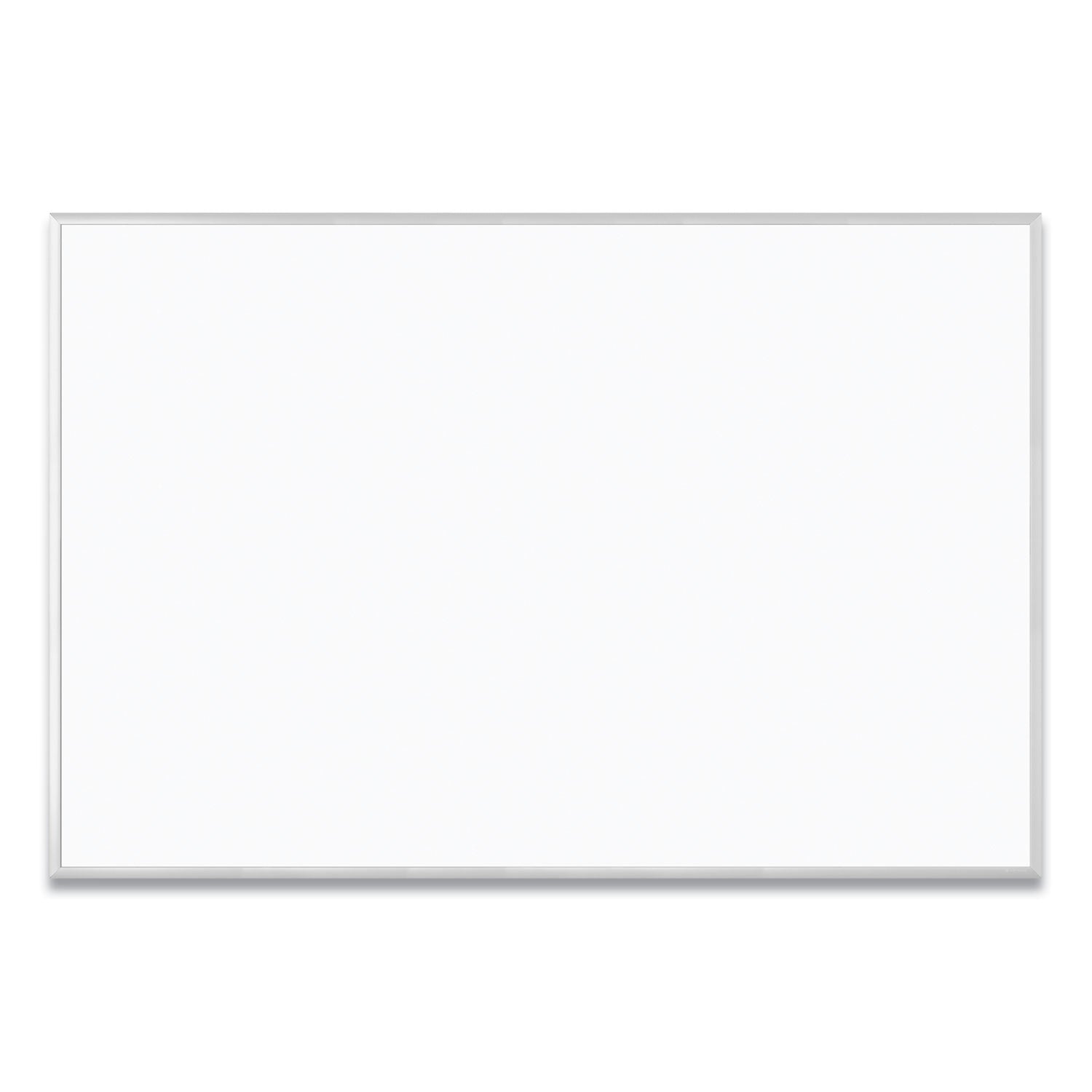 U Brands Melamine Dry Erase Board, 72 x 48, White Surface, Silver Frame